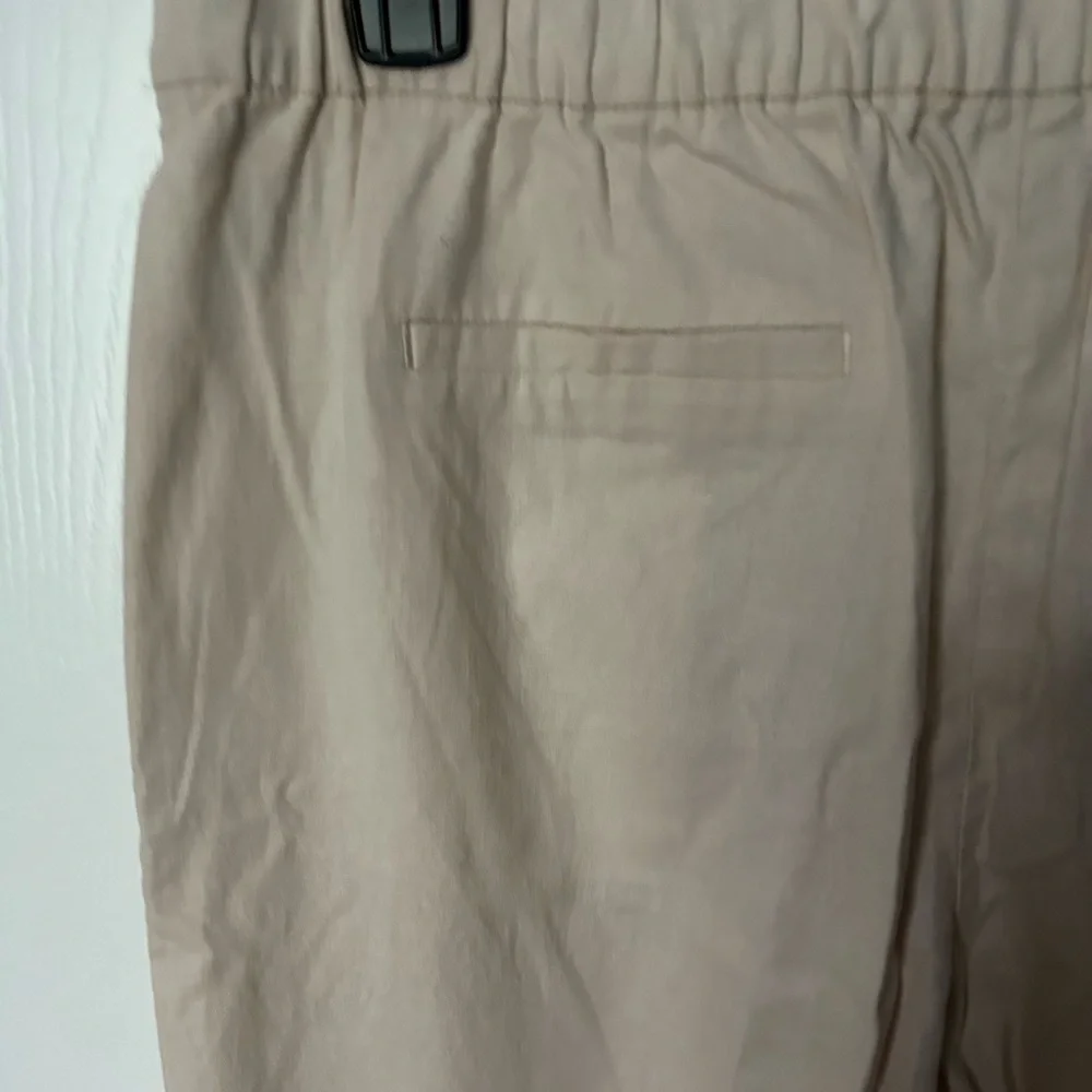 J. Crew NWT Wide Leg Beige Khaki Linen High Rise Pant Size 12
